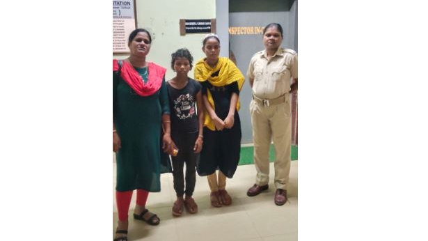 Two minor girls rescued from child labor in Bhubaneswar's Mancheswar Area