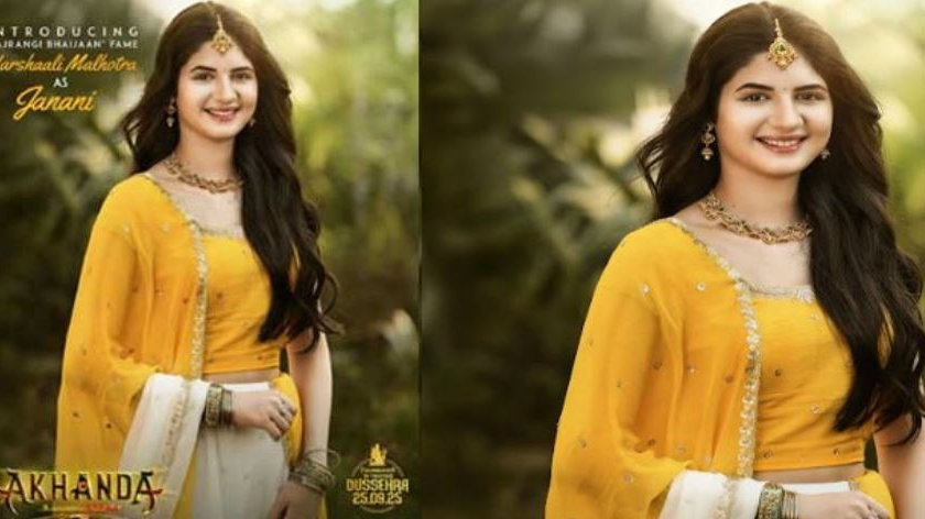 Harshaali Malhotra set to make South debut with 'Akhanda 2'