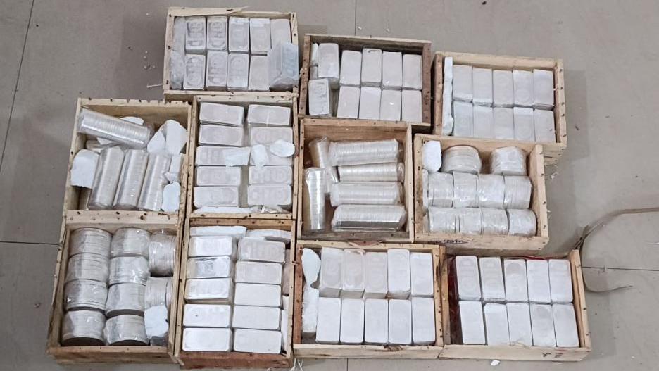 Silver worth ₹1.21 Crore seized during Ganja search; Two held in Sambalpur