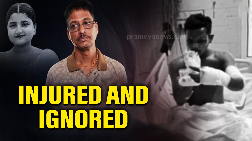 The entire state remains shaken by the tragic death of Soumyashree. Amid the widespread outrage, attention has shifted away from Jyotiprakash Biswal, a student of FM College, who courageously tried to save her but was critically injured in the process. Jyotiprakash is now undergoing treatment in the burn unit ICU at the SCB Medical College and Hopsital, Cuttack