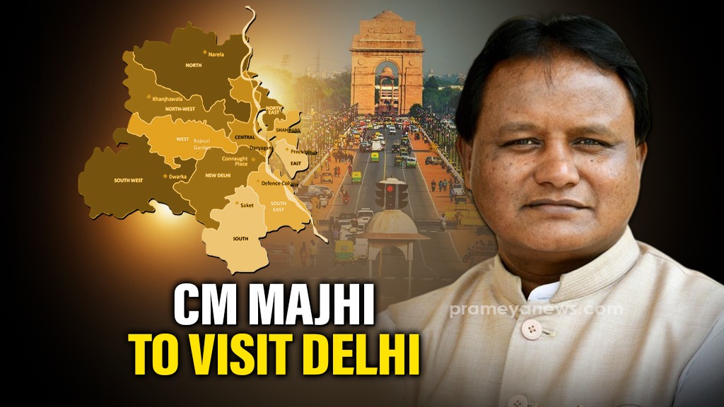 CM Mohan Charan Majhi to embark on four-day Delhi visit in September
