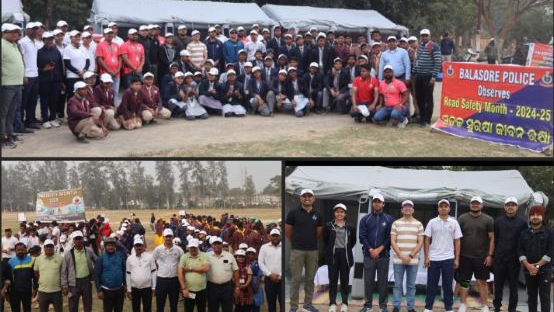 Balasore police organizes road safety awareness drive