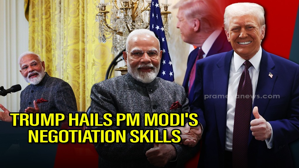 PM Modi much tougher & better negotiator than me: US President Donald Trump