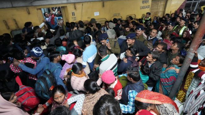 18 killed in stampede at New Delhi Railway Station as devotees rush to Mahakumbh Mela 2025