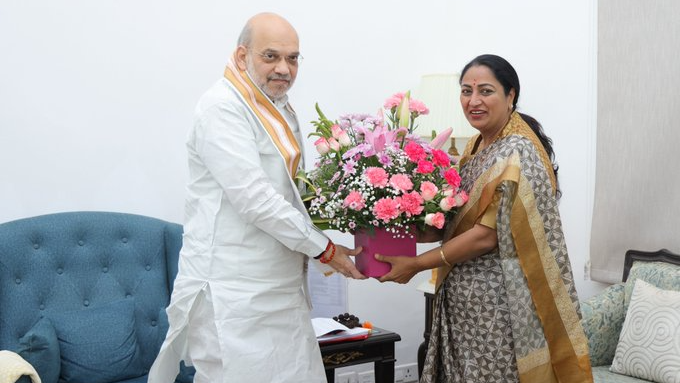 Ahead of Delhi Assembly session, newly elected CM Rekha Gupta meets HM Amit Shah