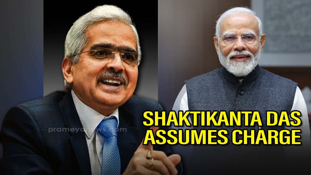 Shaktikanta Das assumes charge as Principal Secretary-2 to PM Narendra Modi