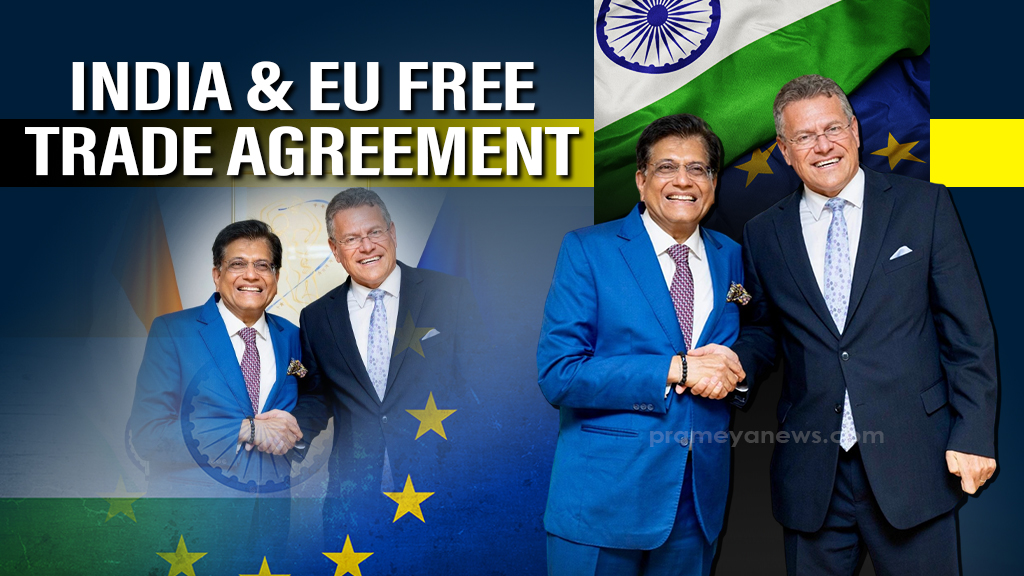 India-EU to Finalize Free Trade Deal by 2025
