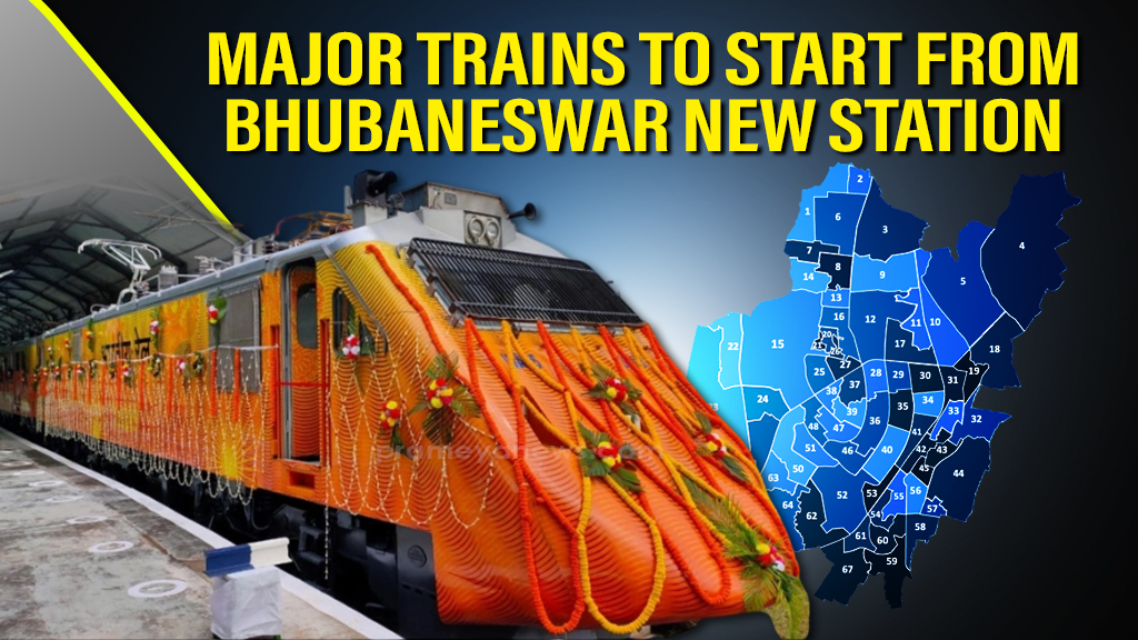 3 Express Trains Shift to Bhubaneswar New Station from May 11