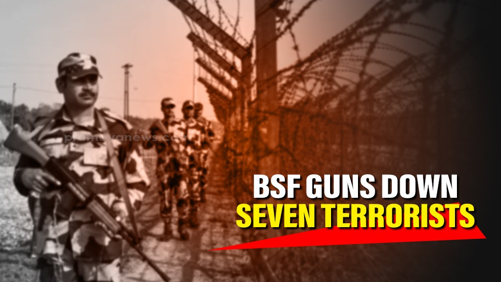 Amid escalated India-Pak tensions, BSF guns down seven terrorists in J&K