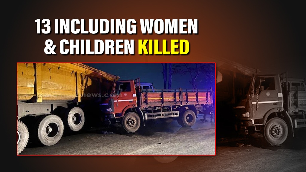 Chhattisgarh: 13 including women & children killed as trailer truck collides head-on with truck