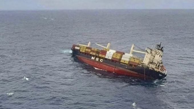All crew members of Liberian ship capsized off Kerala coast successfully rescued