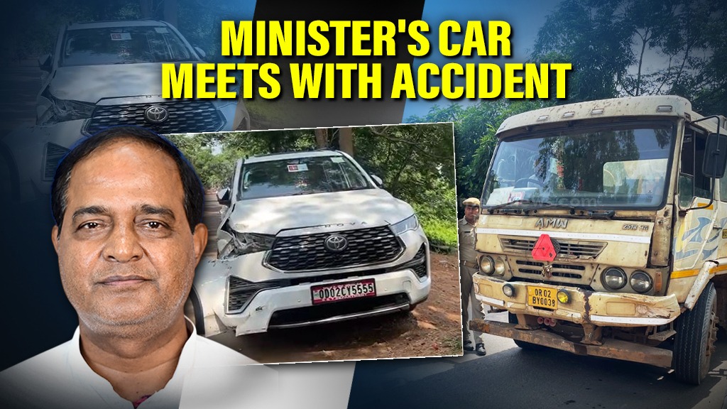 Odisha Minister Krushna Patra’s Car Accident Near Baranga