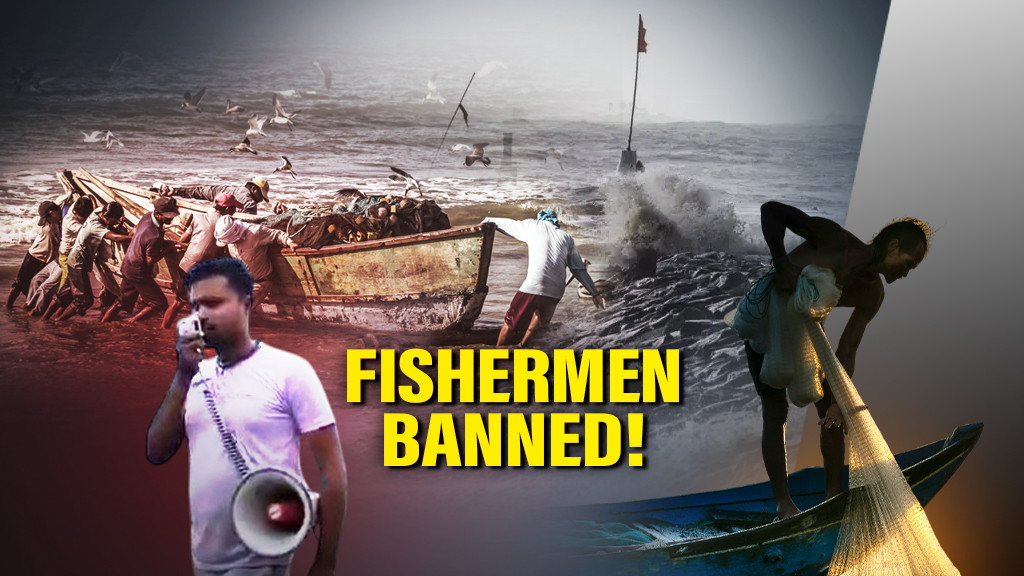 Fishermen warned not to enter sea owing to rough weather