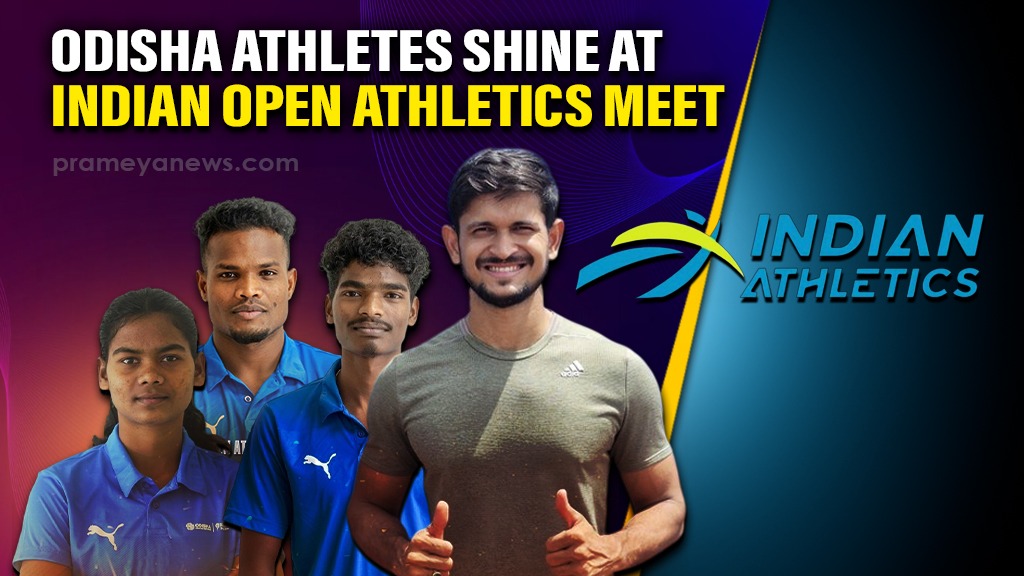 Odisha athletes shine with eight medals at Indian Open Athletics Meet
