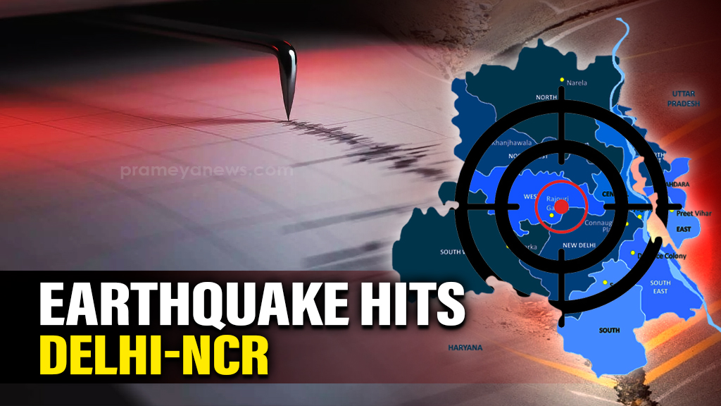 Earthquake Hits Delhi-NCR: Mild Tremors Felt, No Damage