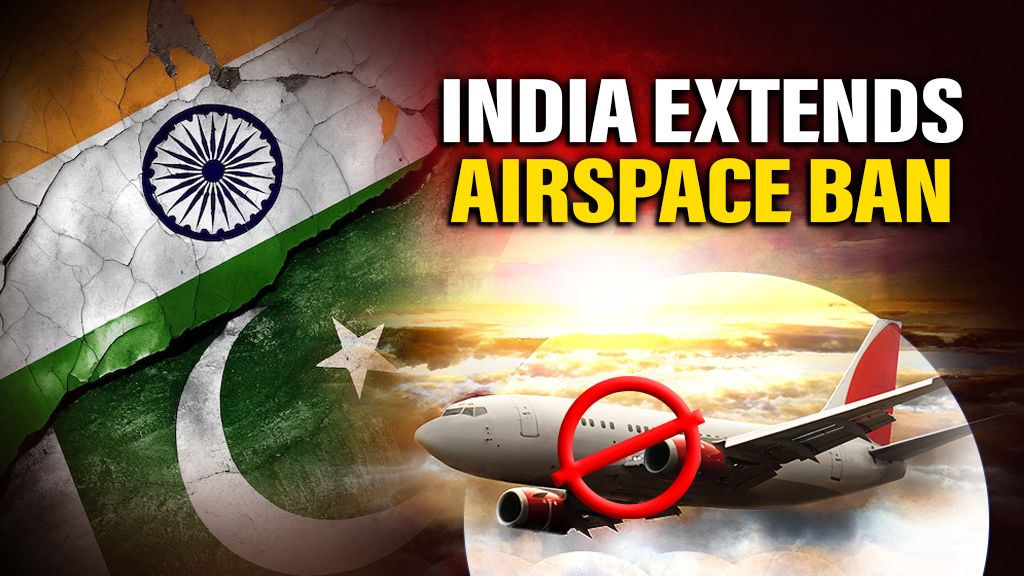India Extends Airspace Ban on Pak Flights Till Aug 23