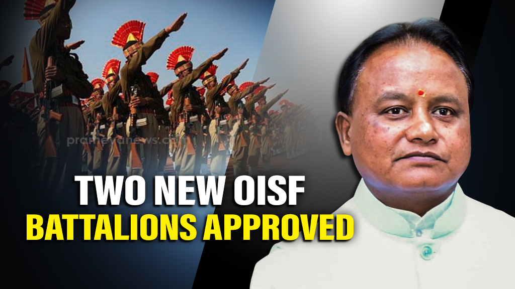 Odisha CM approves expansion of OISF with two new battalions & 2,080 posts 