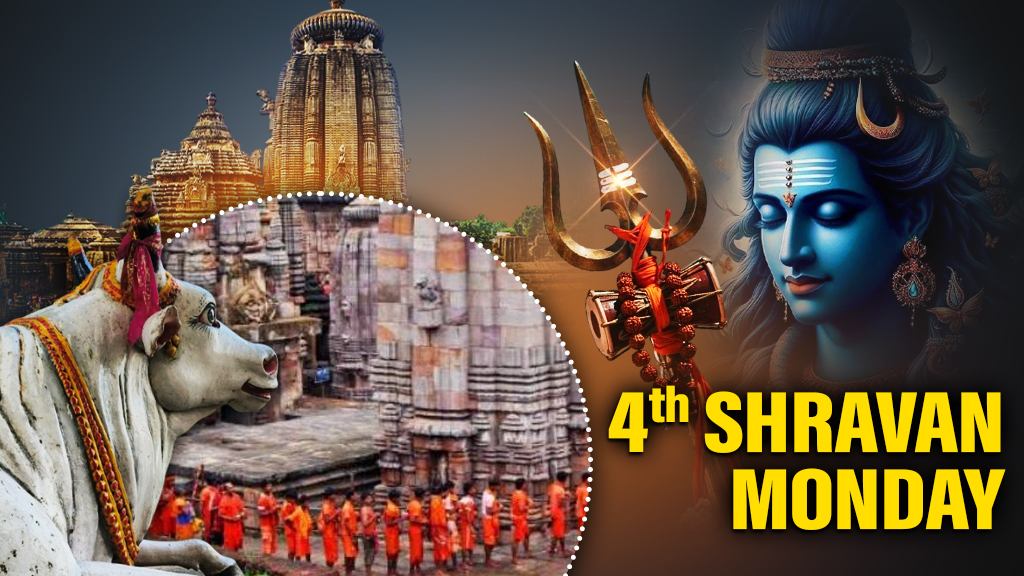 Devotees observe last Shravan Monday with fasting & devotion to Lord Shiva