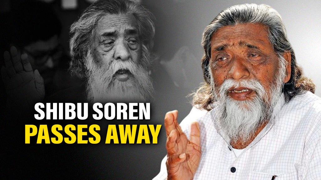 Former Jharkhand CM Shibu Soren passes away at 81