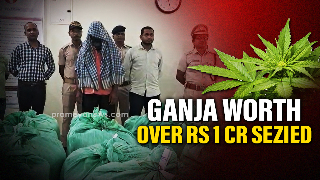 Odisha Drug Bust: Rs 1 Cr Ganja Seized | 1 Arrested