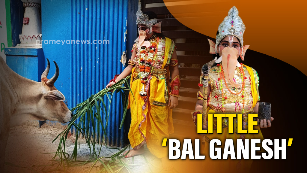 Little ‘Bal Ganesh’ spreads message of compassion & environment awareness in Odisha