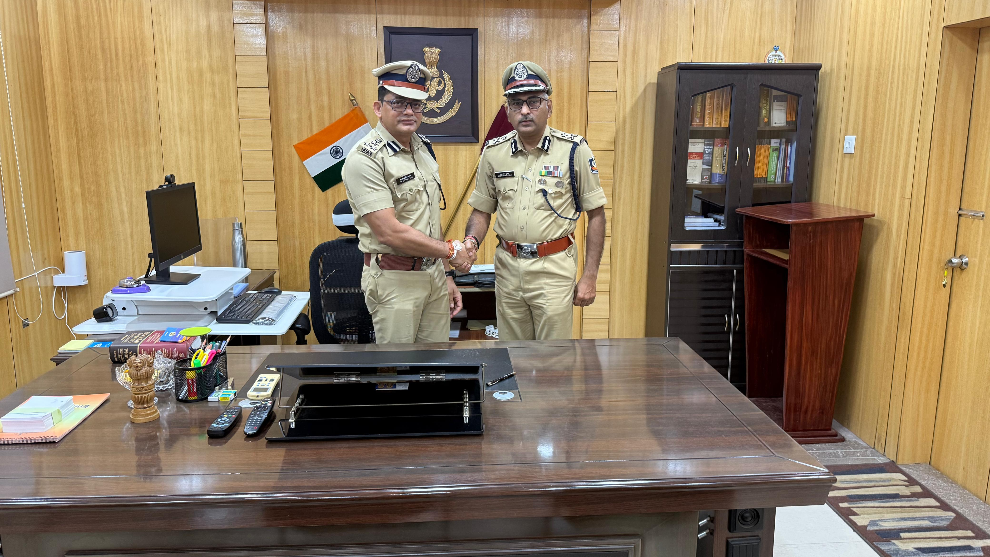 Odisha: Dr. Satyajit Naik assumes charge as Central Range DIG