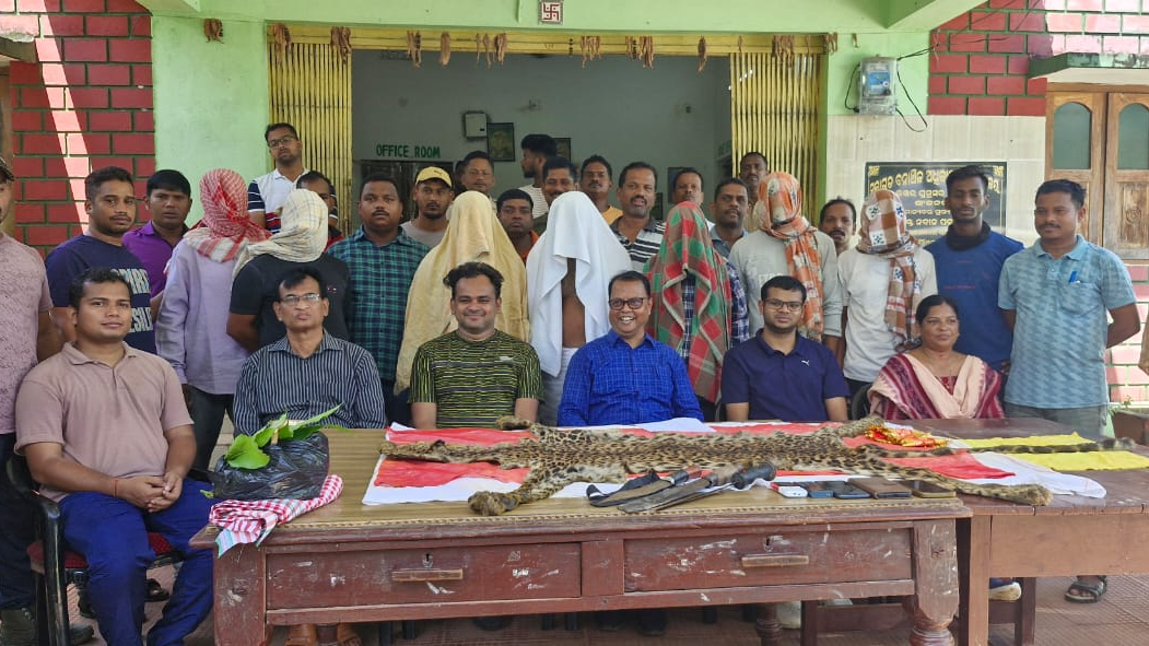 Odisha: Inter-state leopard skin smuggling racket busted, seven including retd cop arrested